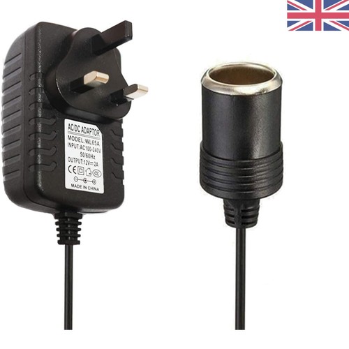 Car plug adapter 240v ac - dc, 2a