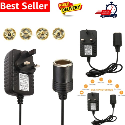 Car plug adapter 240v - car, 2a