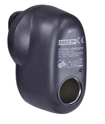 Eagle 12v car cigarette - 12v, 1a