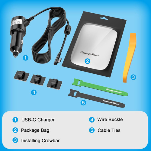 Dash camera car charger usb - car, usb-c