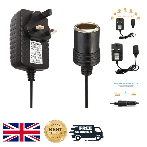 240v 12v plug adapter - uk,