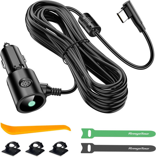 Dashcam car charger - car, usb-c
